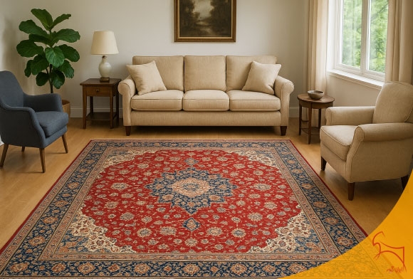 ابعاد فرش 9 متری