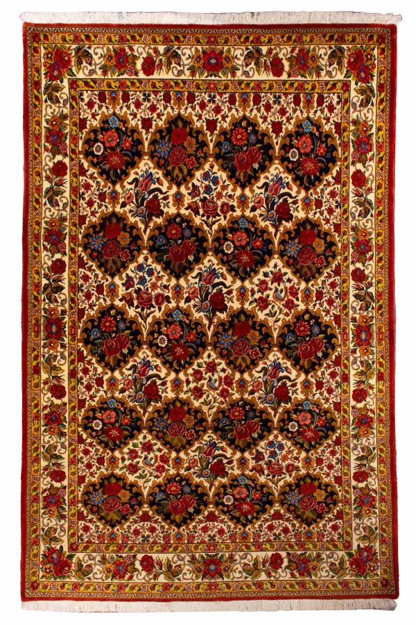 فرش دستباف بختیاری قاب شیدا شش متری کد 1013 (336 در 214)