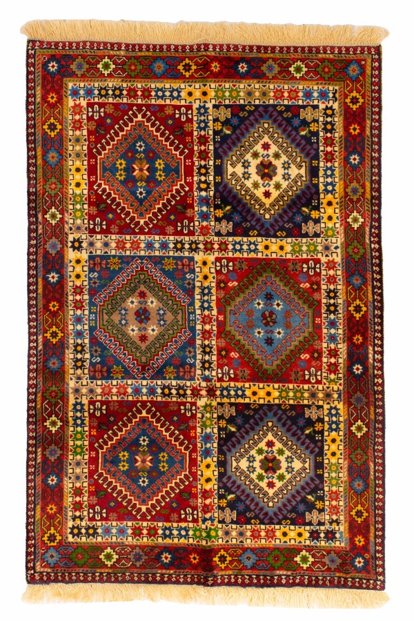 فرش دستباف قشقایی یلمه خشتی کد 1457