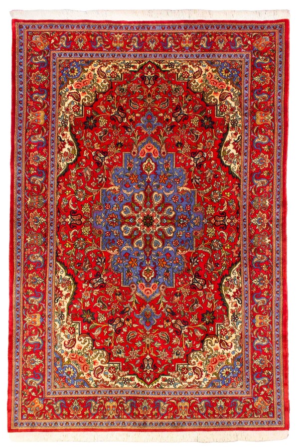 فرش دستبافت بختیاری لچک ترنج شش متری کد 1021 (295 در 195)
