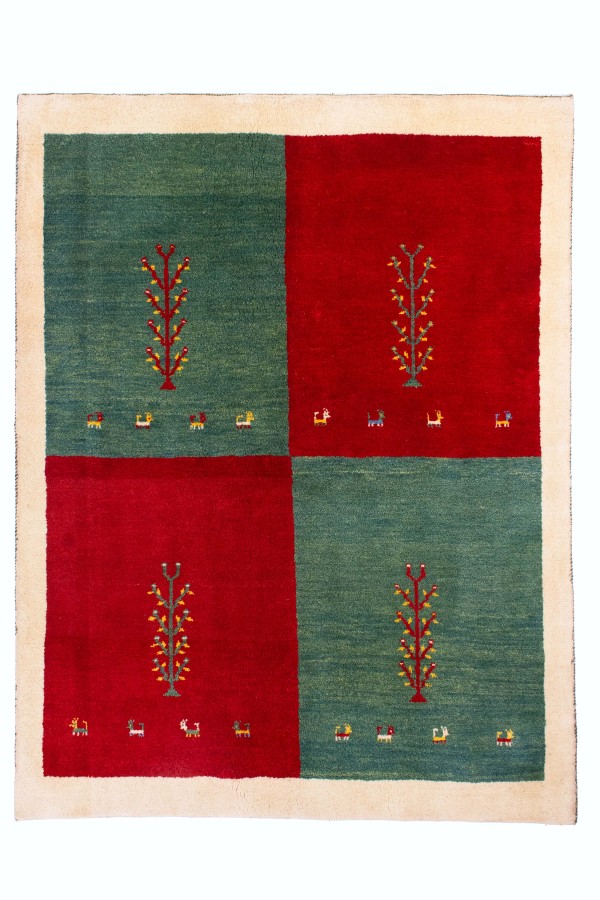 گبه دستباف قشقایی سه متری چهارفصل کد 2685 (205 در 154)