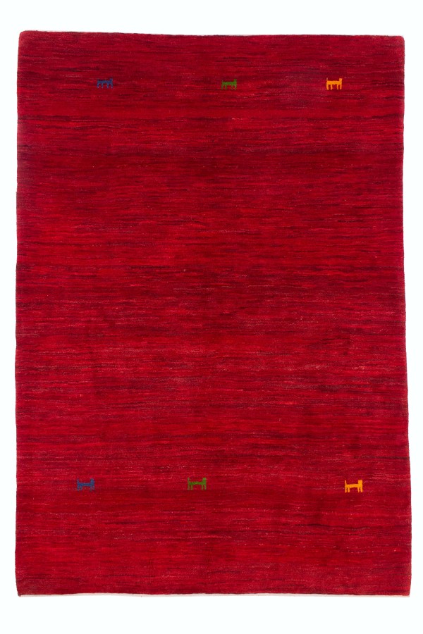 گبه دستباف قشقایی شش متری قرمز کد 2701